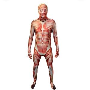 Muscle Morphsuit Zombie Anatomy Onesie Halloween